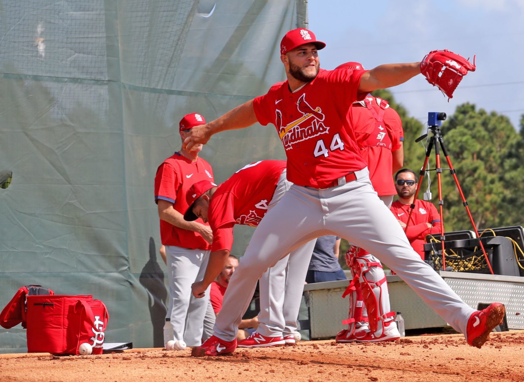 First official workout of Cardinals spring training